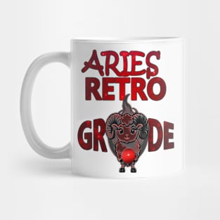 Aries Retro Grade: Mercury Ram Fire Zodiac Mug